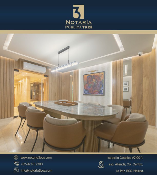 🏡 Antes de comprar una propiedad, revisa esto

¿Estás por adquirir un inmueble? Evita problemas legales revisando que cuente con:
✔️ Escritura debidamente inscrita
✔️ Propietario plenamente identificado
✔️ Sin adeudos ni gravámenes

📄 Una revisión notarial profesional puede ahorrarte conflictos, dinero y tiempo en el futuro.
En Notaría 3 BCS te acompañamos para que tomes decisiones seguras e informadas.

📞 612 175 2700

#Notaría3BCS #CompraSegura #BienesRaíces #Escrituras #PropiedadSegura #AsesoríaNotarial #InvertirConSeguridad #BCS