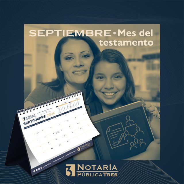 📜 SEPTIEMBRE YA LLEGÓ.
Ahora es momento de otorgar.

Agosto fue para informarte, reflexionar y preparar.

𝗛𝗼𝘆 𝗰𝗼𝗺𝗶𝗲𝗻𝘇𝗮 𝗦𝗲𝗽𝘁𝗶𝗲𝗺𝗯𝗿𝗲, 𝗠𝗲𝘀 𝗱𝗲𝗹 𝗧𝗲𝘀𝘁𝗮𝗺𝗲𝗻𝘁𝗼, y es momento de convertir esa preparación en una decisión.

✨ Deja clara tu voluntad.
✨ Resuelve tus dudas.
✨ Prepara tu documentación.
✨ Acércate a la Notaría 3 e inicia tu proceso.

⏳ No esperes hasta el último momento. 𝗔𝗽𝗿𝗼𝘃𝗲𝗰𝗵𝗮 𝗱𝘂𝗿𝗮𝗻𝘁𝗲 𝗦𝗲𝗽𝘁𝗶𝗲𝗺𝗯𝗿𝗲 𝟱𝟬% 𝗱𝗲 𝗱𝗲𝘀𝗰𝘂𝗲𝗻𝘁𝗼.

Septiembre es para otorgar.
#HerédalesTranquilidad

Agenda tu asesoría.

📍 Isabel la Católica #2100-1, Esq. Allende, Col. Centro, La Paz, B.C.S.
🕐 Lunes a viernes | 9:00 a 17:00 h
📞 612 175 2700
📧 info@notaria3bcs.com
🚗 Estacionamiento por Calle Allende
🌐 www.notaria3bcs.com

#MesDelTestamento #Testamento #CertezaJurídica #NotaríaPúblicaTres #LaPazBCS